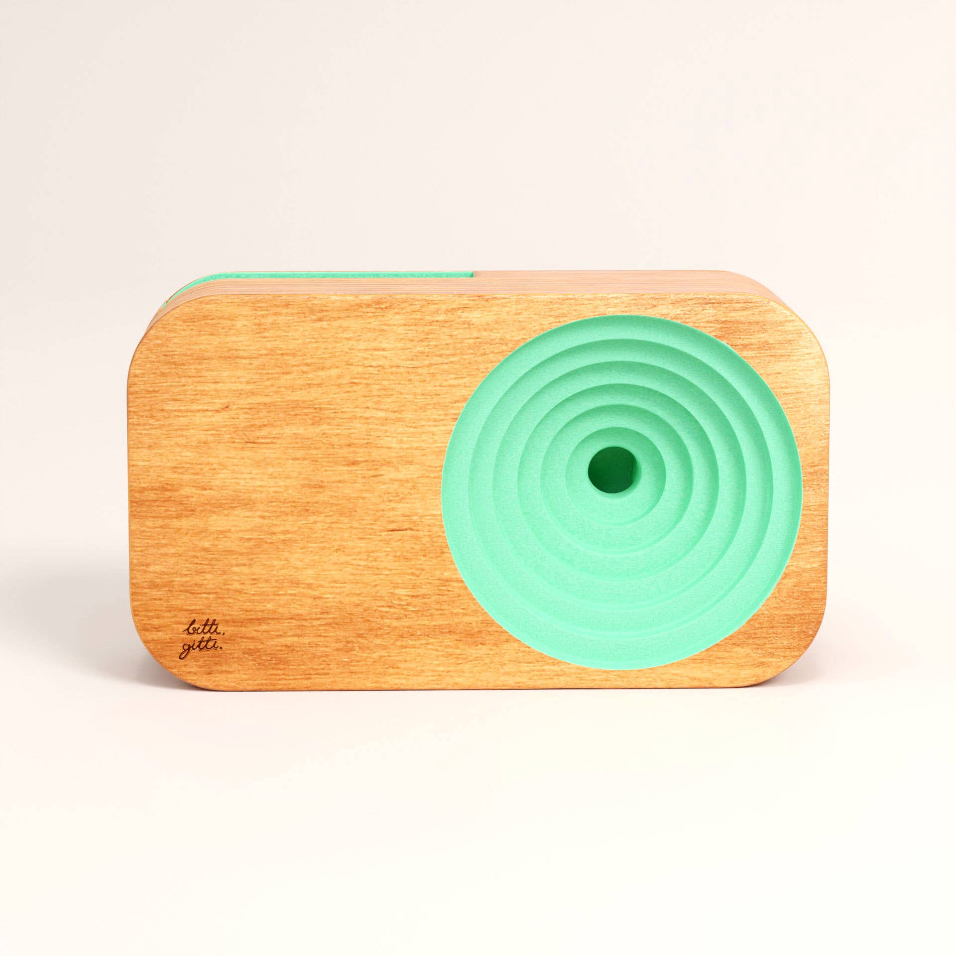Sustainable Solid Colored Wooden Speakers