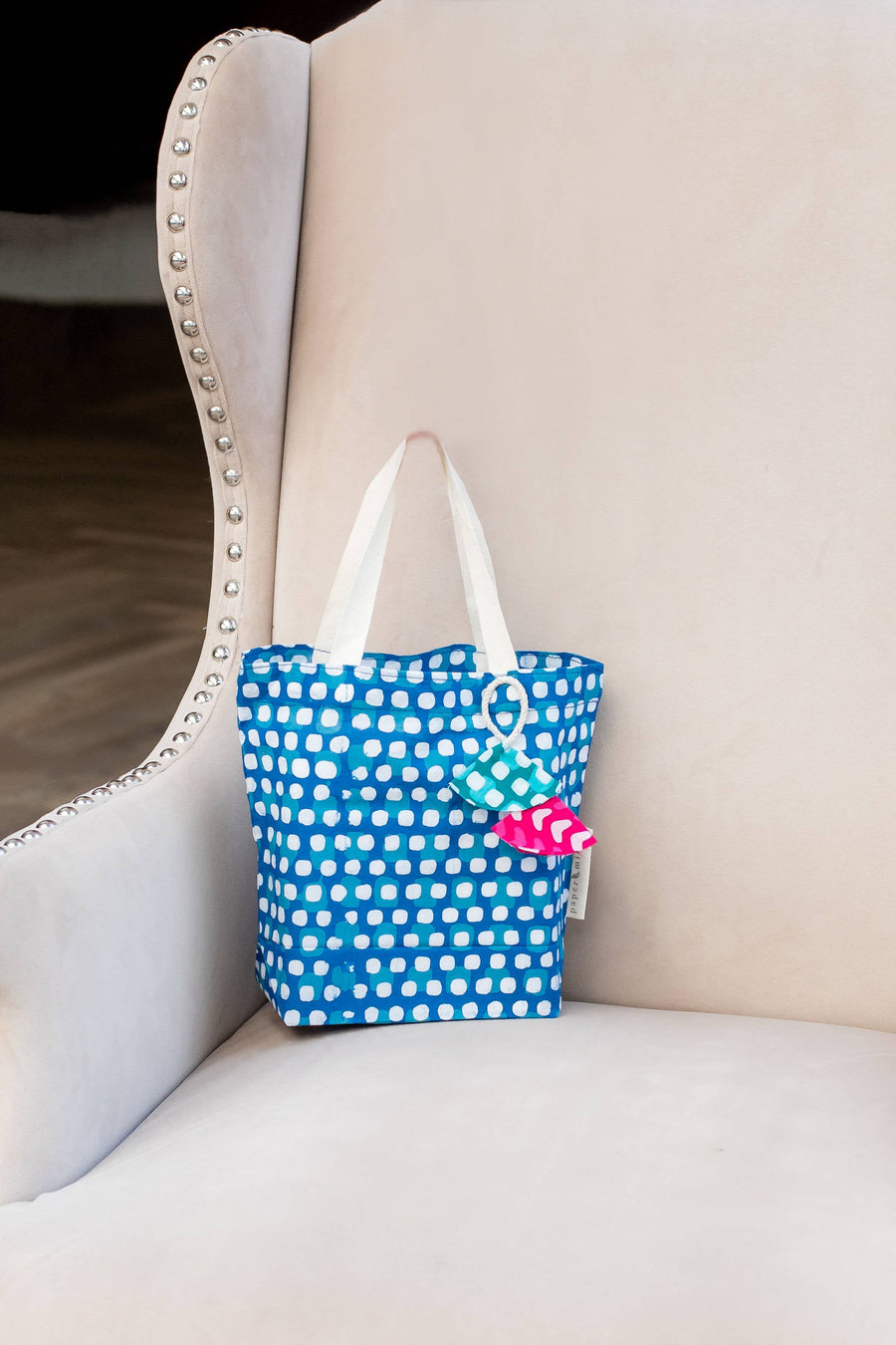 Reusable Fabric Gift Bags Tote Style - Batik Collection