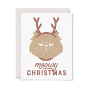 Meowy Christmas Holiday Greeting Card