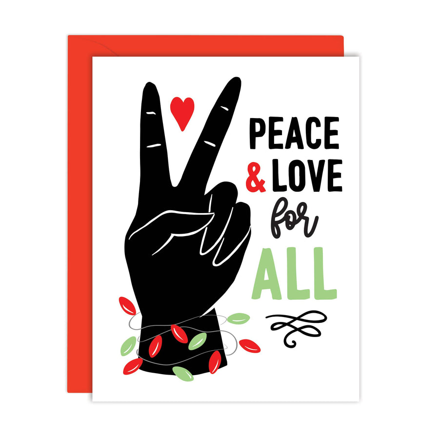 Peace & Love for All - Holiday Card