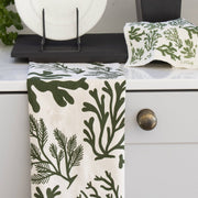 Seaweed Eco Tea Towel | Olive