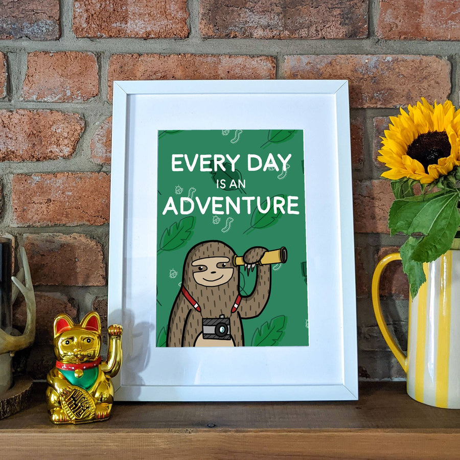 A4 Every Day is an Adventure Print