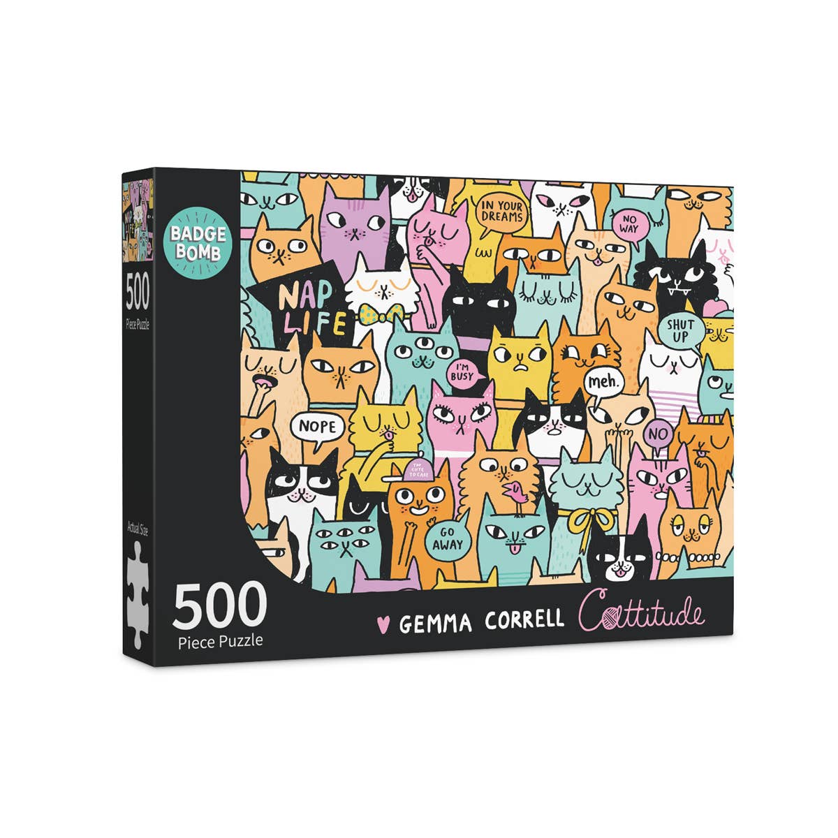 Gemma Correll - Cattitude Jigsaw Puzzle
