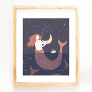 Mermaid Print - 8x10