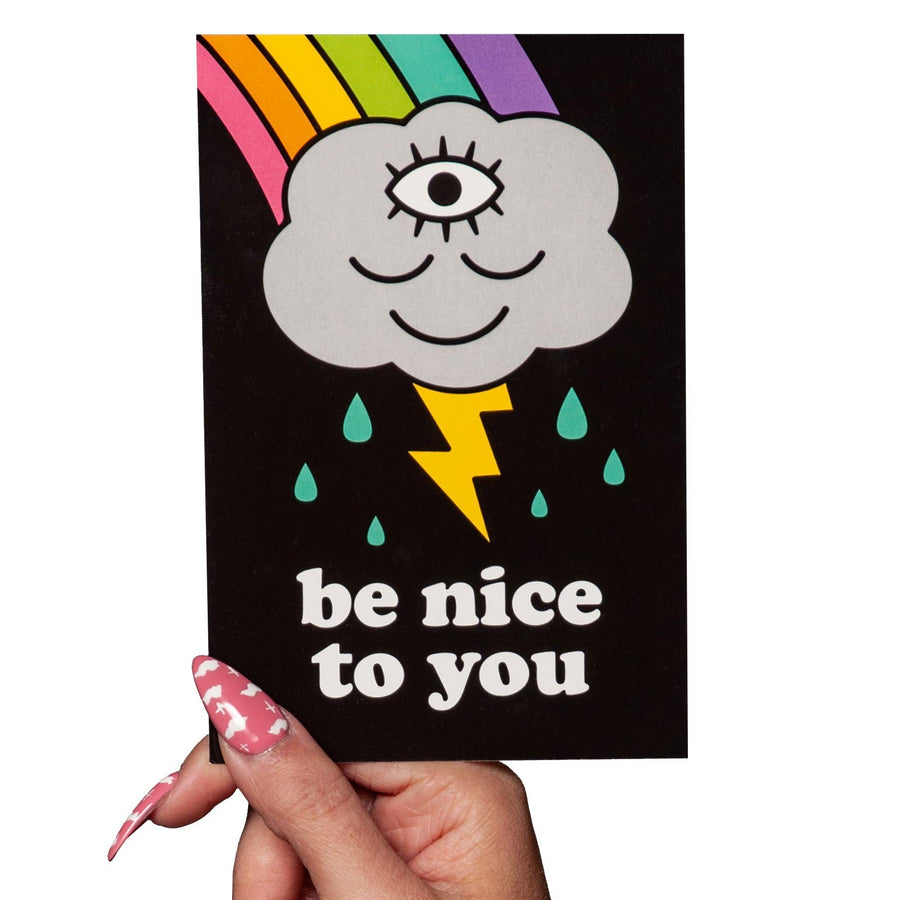 Postcard - Be Nice To You Rainbow