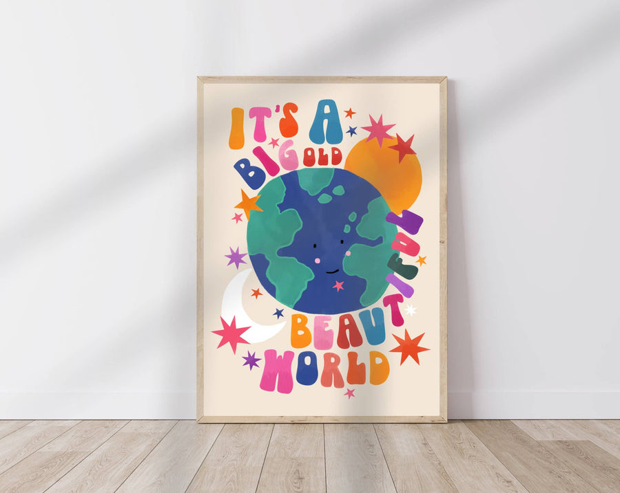 Big Beautiful World, Children’s Room, Bright and Colourful,