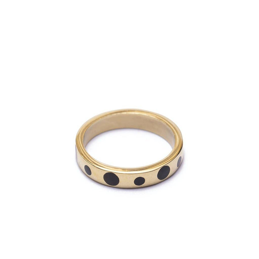 Kisian Horn Inlay Ring