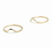 Wave Ring, Gold or Silver